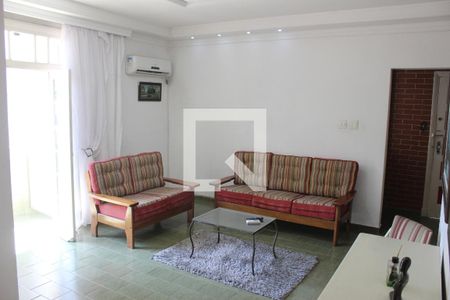 Sala de apartamento para alugar com 3 quartos, 110m² em Itararé, Santos