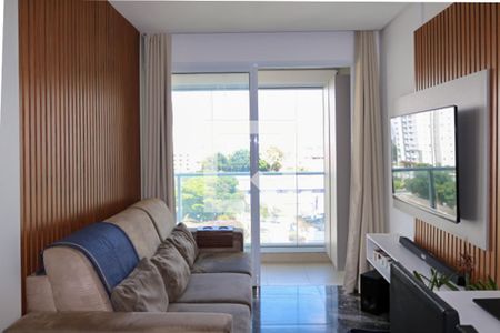 Sala de apartamento à venda com 1 quarto, 42m² em Boa Vista, São Caetano do Sul
