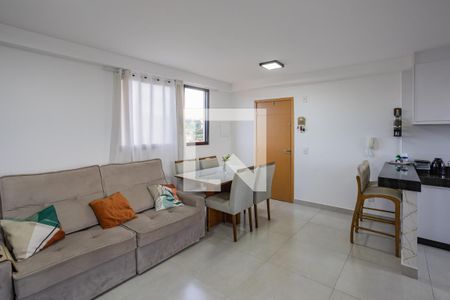 Sala de apartamento à venda com 2 quartos, 63m² em Ana Lúcia, Belo Horizonte