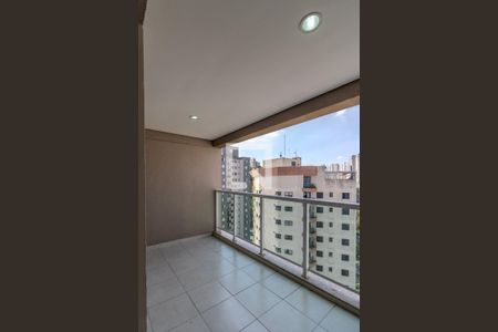 Varanda da sala  de apartamento à venda com 2 quartos, 72m² em Vila Andrade, São Paulo