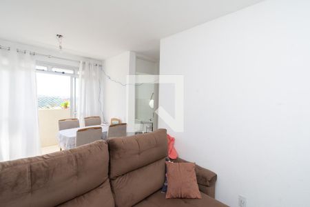 Sala de apartamento à venda com 2 quartos, 57m² em Cinco, Contagem