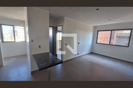 Sala de apartamento à venda com 1 quarto, 50m² em Santa Efigênia, Belo Horizonte