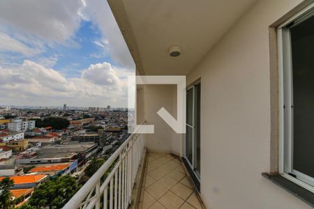 Varanda da Sala de apartamento à venda com 2 quartos, 66m² em Parque São Lucas, São Paulo