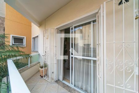 Varanda da Sala de apartamento à venda com 3 quartos, 100m² em Vila Alzira, Santo André