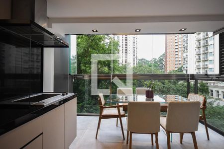 Varanda Gourmet de apartamento à venda com 1 quarto, 73m² em Jardim Fonte do Morumbi, São Paulo