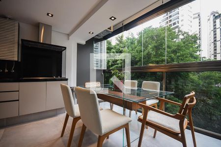 Varanda Gourmet de apartamento à venda com 1 quarto, 73m² em Jardim Fonte do Morumbi, São Paulo