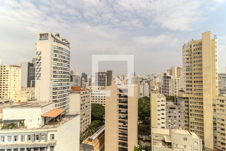 Vista da Sala de apartamento à venda com 1 quarto, 75m² em República, São Paulo