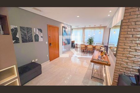 Sala de apartamento à venda com 4 quartos, 102m² em União, Belo Horizonte