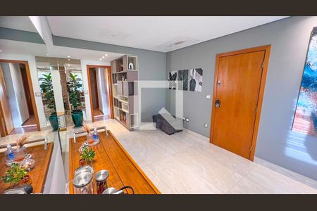 Sala de apartamento à venda com 4 quartos, 102m² em União, Belo Horizonte