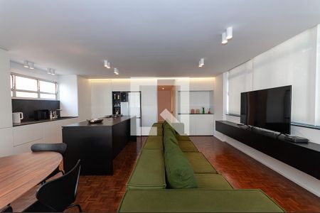 Sala de apartamento à venda com 3 quartos, 134m² em Água Branca, São Paulo