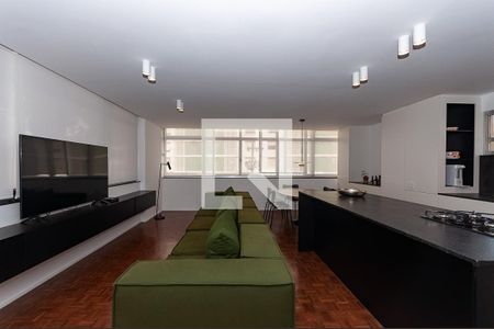 Sala de apartamento à venda com 3 quartos, 134m² em Água Branca, São Paulo