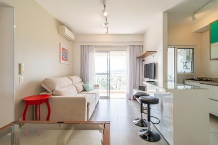 Sala de apartamento para alugar com 2 quartos, 66m² em Empresarial 18 do Forte, Barueri