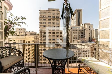 Varanda de apartamento à venda com 1 quarto, 58m² em Santa Ifigênia, São Paulo