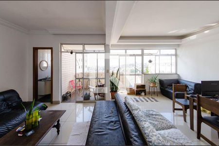 Sala de apartamento para alugar com 4 quartos, 145m² em Buritis, Belo Horizonte