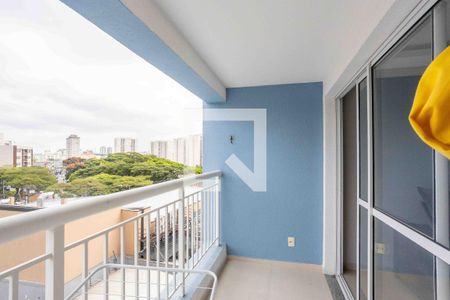 Varanda da Sala de apartamento à venda com 2 quartos, 59m² em Conceição, Diadema
