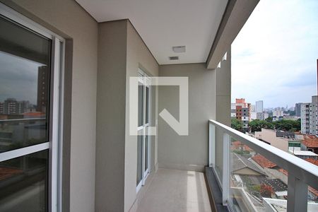 Sala/Cozinha Sacada de apartamento para alugar com 2 quartos, 56m² em Centro, São Bernardo do Campo