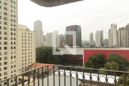 Varanda da Sala de apartamento à venda com 1 quarto, 86m² em Itaim Bibi, São Paulo