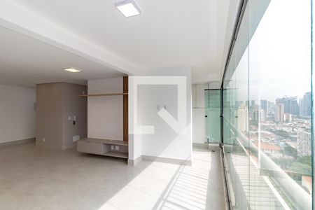 Sala de apartamento para alugar com 2 quartos, 76m² em Chácara Santo Antônio (zona Sul), São Paulo