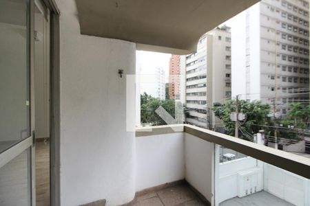 Varanda da Sala de apartamento à venda com 2 quartos, 91m² em Jardim Paulista, São Paulo