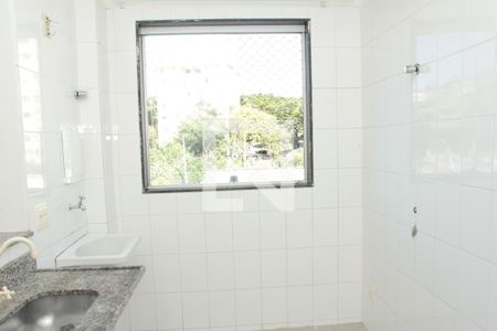 sala - cozinha americana de apartamento para alugar com 2 quartos, 63m² em Liberdade, Belo Horizonte