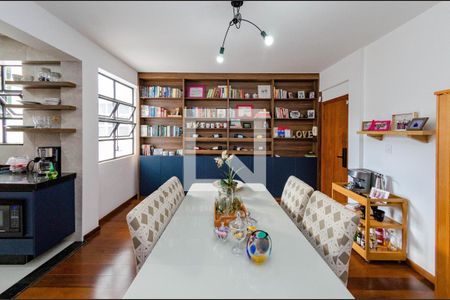 Sala de jantar de apartamento à venda com 3 quartos, 118m² em Alto dos Pinheiros, Belo Horizonte