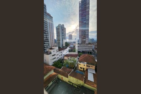 Vista da Sala de apartamento para alugar com 4 quartos, 120m² em Embaré, Santos