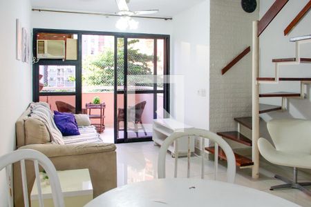 Sala de apartamento à venda com 2 quartos, 82m² em Barra da Tijuca, Rio de Janeiro