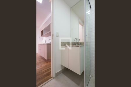Banheiro de kitnet/studio para alugar com 1 quarto, 29m² em Jardim Paulista, São Paulo