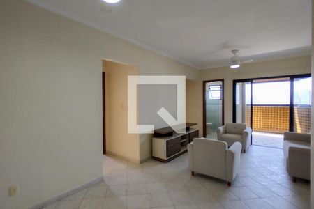 Sala de apartamento para alugar com 3 quartos, 99m² em Guilhermina, Praia Grande