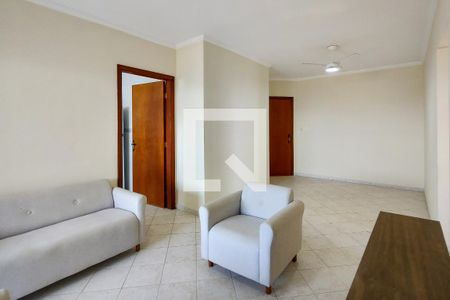 Sala de apartamento para alugar com 3 quartos, 99m² em Guilhermina, Praia Grande