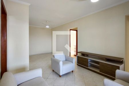 Sala de apartamento para alugar com 3 quartos, 99m² em Guilhermina, Praia Grande
