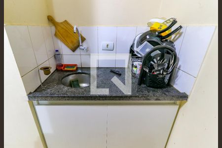 Cozinha de apartamento à venda com 1 quarto, 31m² em Santo Amaro, São Paulo