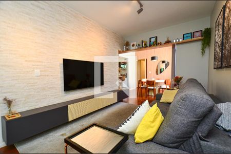 Sala de estar de apartamento à venda com 3 quartos, 114m² em Cruzeiro, Belo Horizonte