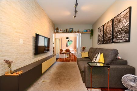 Sala de estar de apartamento à venda com 3 quartos, 114m² em Cruzeiro, Belo Horizonte