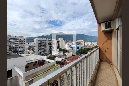 Varanda da Sala de apartamento à venda com 3 quartos, 105m² em Maracanã, Rio de Janeiro