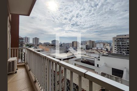 Varanda da Sala de apartamento à venda com 3 quartos, 105m² em Maracanã, Rio de Janeiro