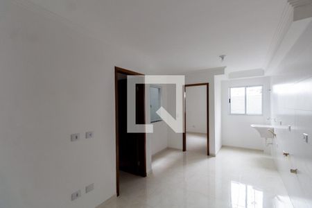 Sala e Cozinha Integrada  de apartamento à venda com 2 quartos, 43m² em Vila Marieta, São Paulo