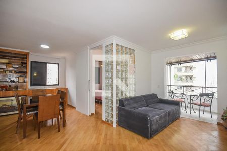 Sala de apartamento à venda com 1 quarto, 50m² em Vila Andrade, São Paulo