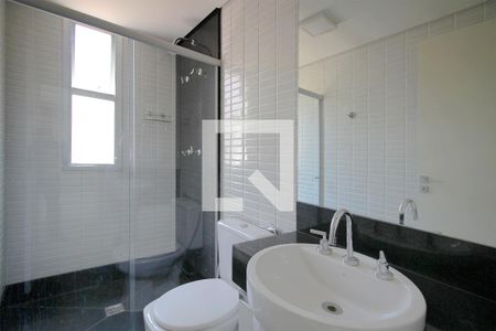 Banheiro de kitnet/studio à venda com 1 quarto, 55m² em Anchieta, Belo Horizonte