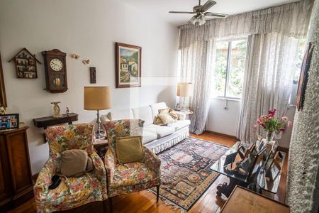 Sala de apartamento para alugar com 3 quartos, 120m² em Laranjeiras, Rio de Janeiro