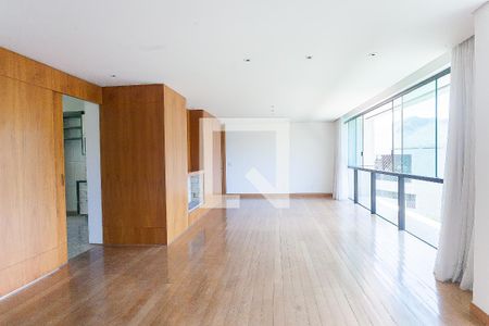 sala de apartamento à venda com 4 quartos, 257m² em Vale dos Cristais, Nova Lima