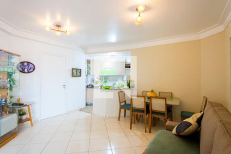 Sala de apartamento à venda com 3 quartos, 82m² em Vila Assunção, Santo André
