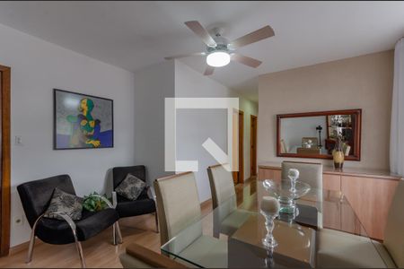 Sala de apartamento à venda com 3 quartos, 74m² em São José, Belo Horizonte