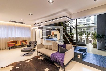 Sala de apartamento para alugar com 1 quarto, 100m² em Jardim Europa, São Paulo