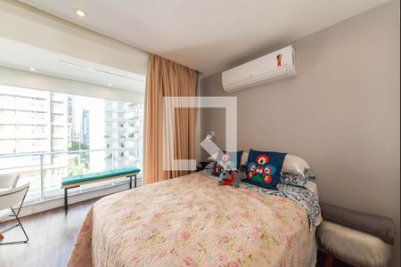 Quarto de apartamento à venda com 1 quarto, 33m² em Brooklin Paulista, São Paulo