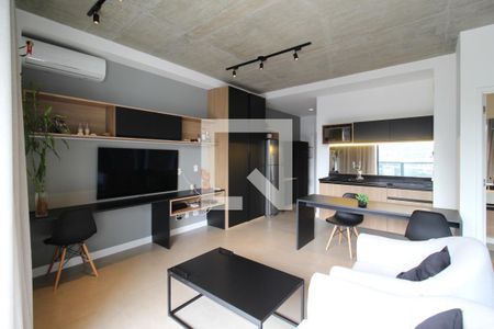 Sala/Suíte  de kitnet/studio para alugar com 1 quarto, 45m² em Vila Olímpia, São Paulo