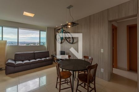 Sala de apartamento para alugar com 3 quartos, 80m² em Santa Rosa, Belo Horizonte