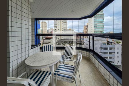 sacada de apartamento para alugar com 3 quartos, 127m² em Balneario Cidade Atlantica, Guarujá