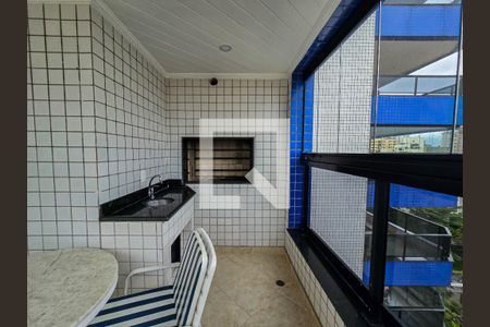 Churrasqueira de apartamento para alugar com 3 quartos, 127m² em Balneario Cidade Atlantica, Guarujá