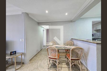 Sala de apartamento para alugar com 3 quartos, 127m² em Balneario Cidade Atlantica, Guarujá